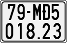 License plate of Vietnam, Specialty plates