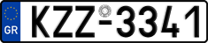 License plate of Greece, Cars