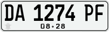 License plate of Indonesia, Regular plates