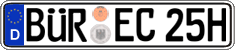 German license plate, Plates for oldtimers (type 