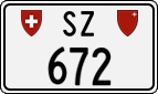 License plate of Switzerland, Cars