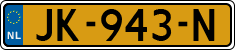 License plate of the Netherlands, Cars