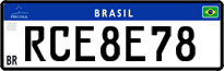 License plate of Brazil, Private owners (Mercosul)