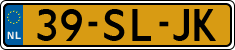 License plate of the Netherlands, Cars