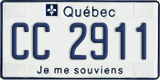 Quebec, Diplomatic (CC/CD 1234)