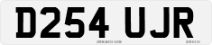 License plate of the United Kingdom, 1983 year system