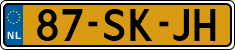 License plate of the Netherlands, Cars