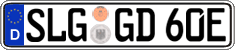 German license plate, Electric vehicles