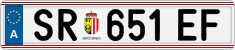 License plate of Austria, Regular plates