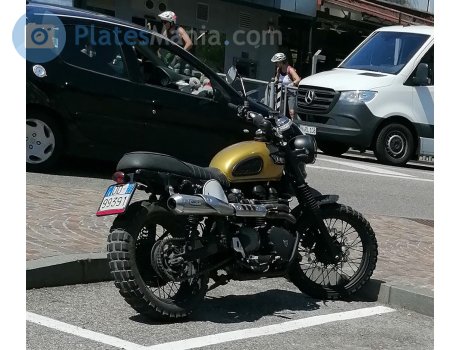 DD 99391, Triumph Motorcycles Scrambler