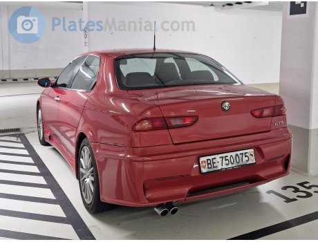 BE 750075, Alfa Romeo 156