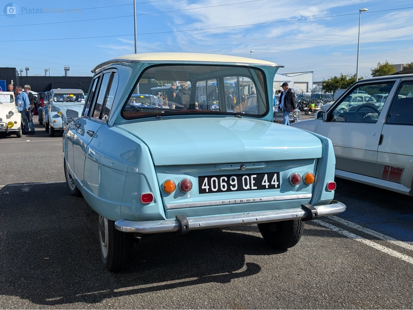 4069 QE 44, Citroёn Ami 1st gen 6 Notchback Sedan, 1961–1969