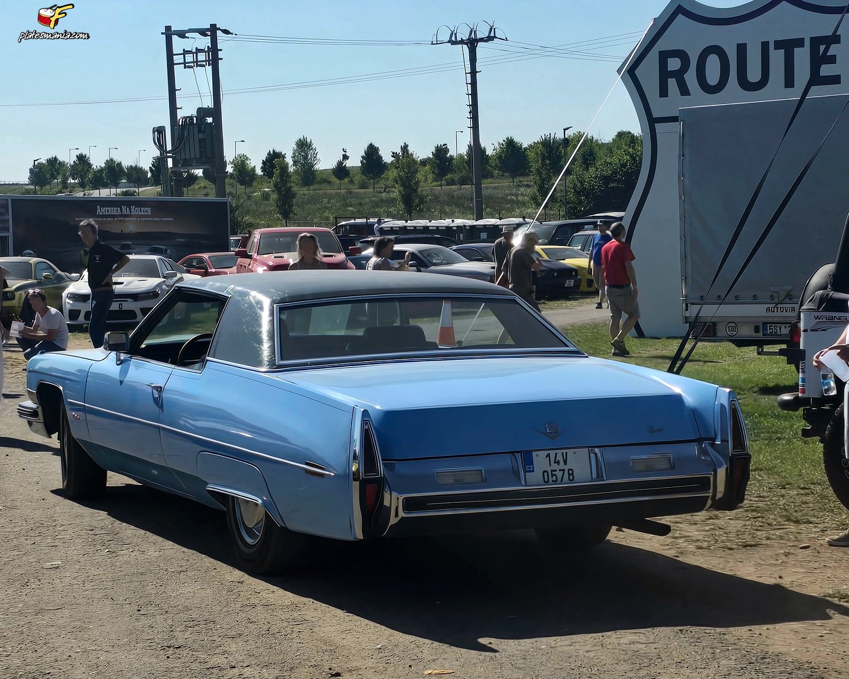 14V 0578, Cadillac DeVille 4th gen 1971/1972 2-door Hardtop Coupé (68347/D47; C-body), 1970–1972