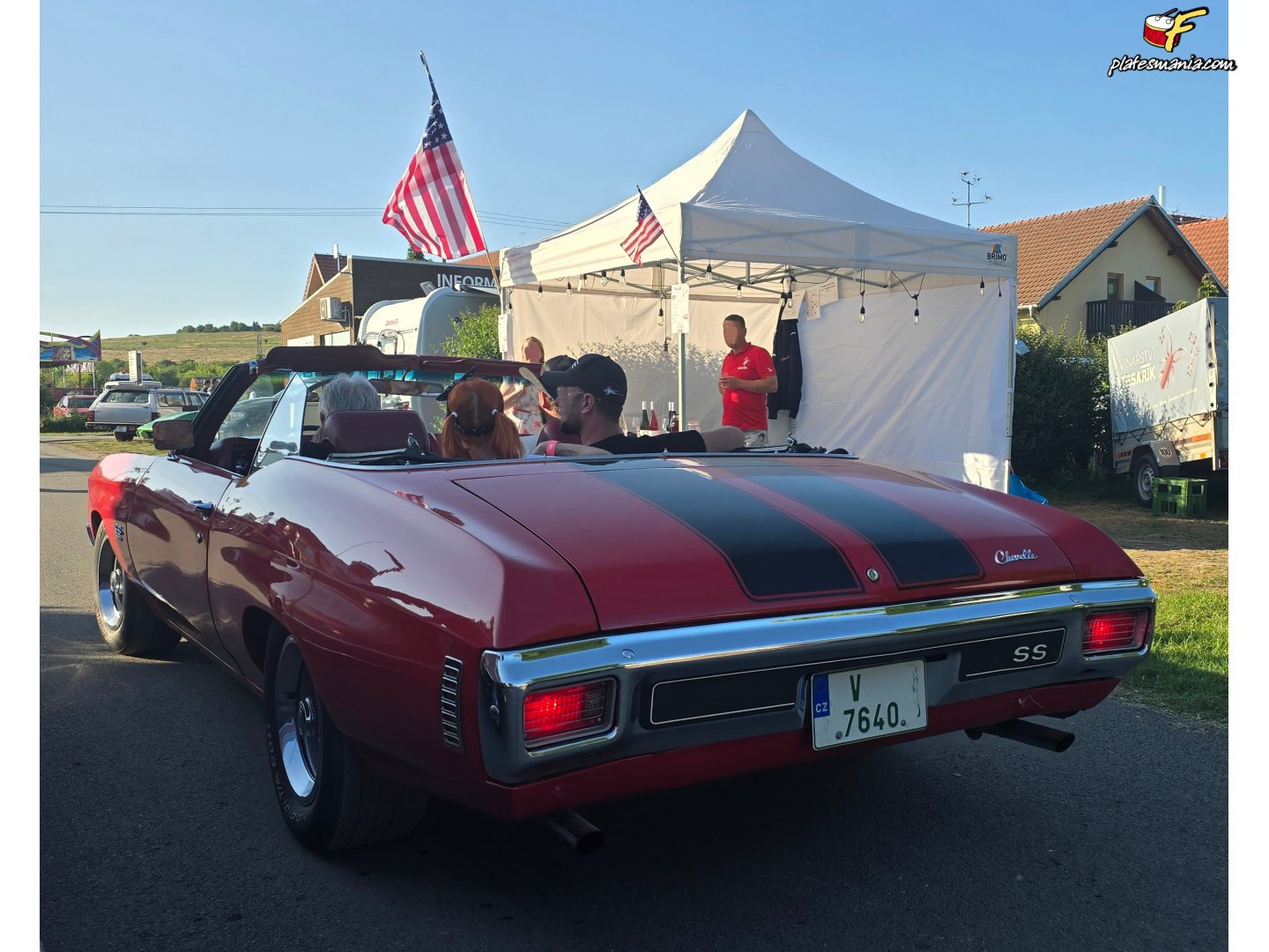 V 7640, Chevrolet Chevelle 2nd gen 1970 2-door Convertible (67; A-body), 2nd facelift, 1969–1970