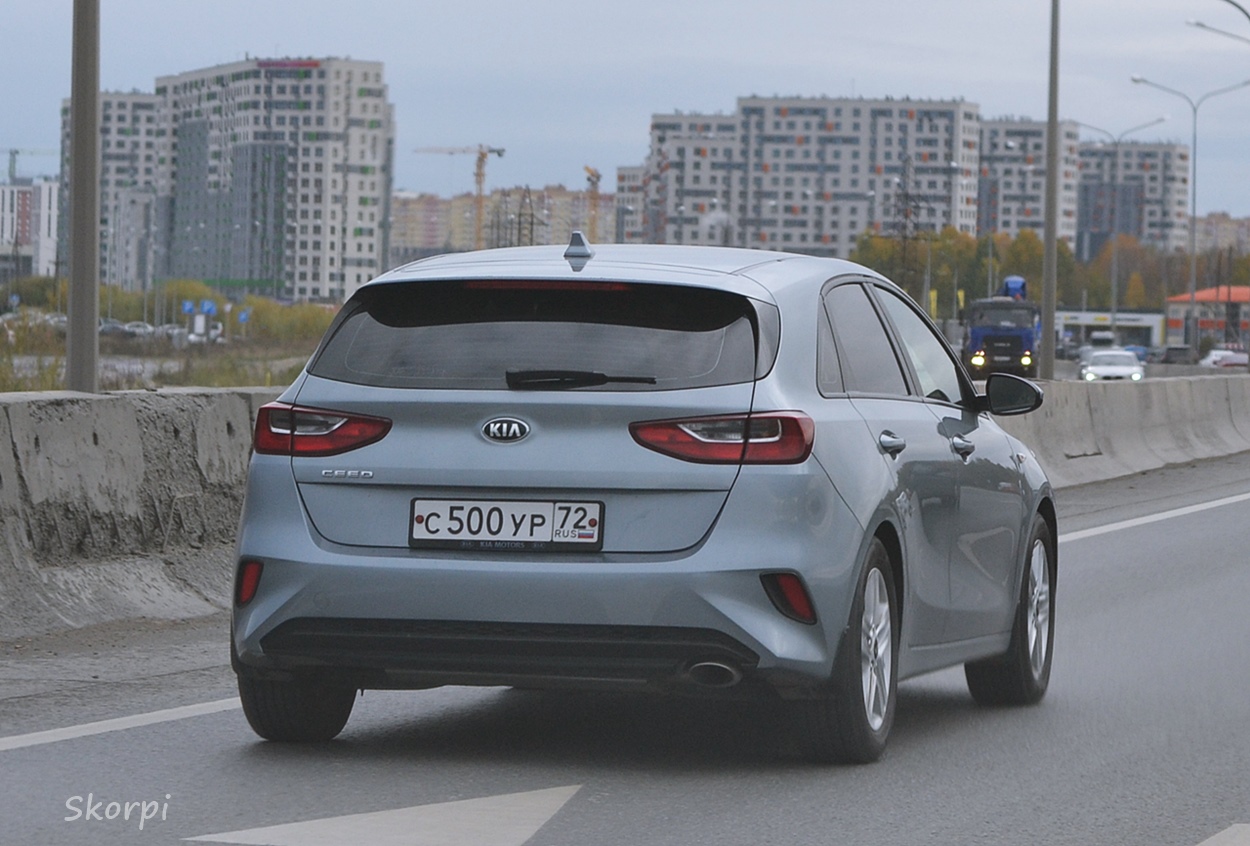 с 500 ур 72, Kia Ceed 3rd gen Hatch (CD), 2018–2021