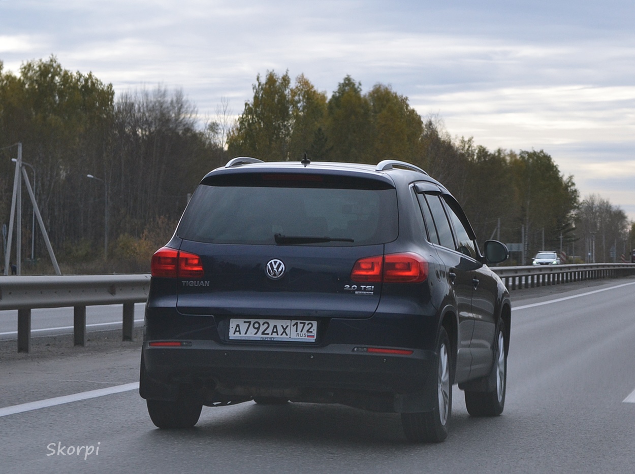 а 792 ах 172, Volkswagen Tiguan 1st gen (5N), facelift, 2011–2016