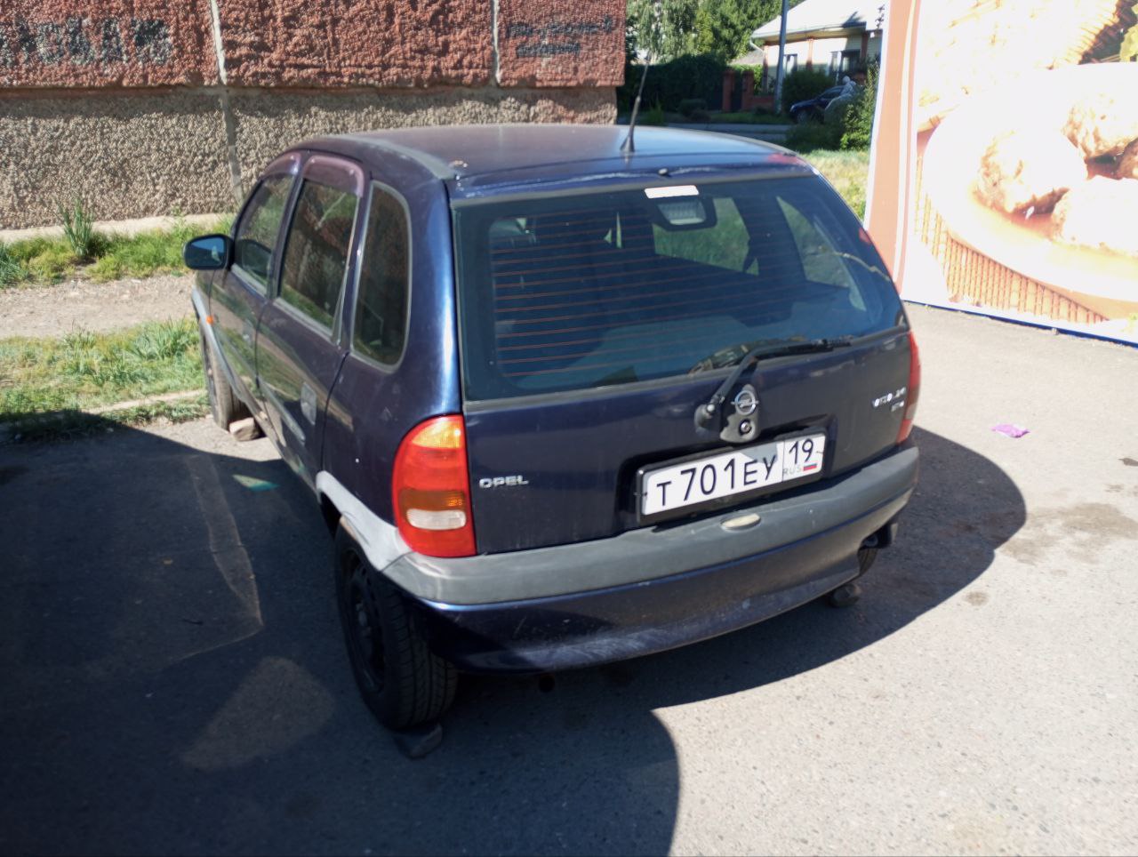 т 701 еу 19, Opel Vita 1st gen 5-door Hatch (B; S93), 1995–2000