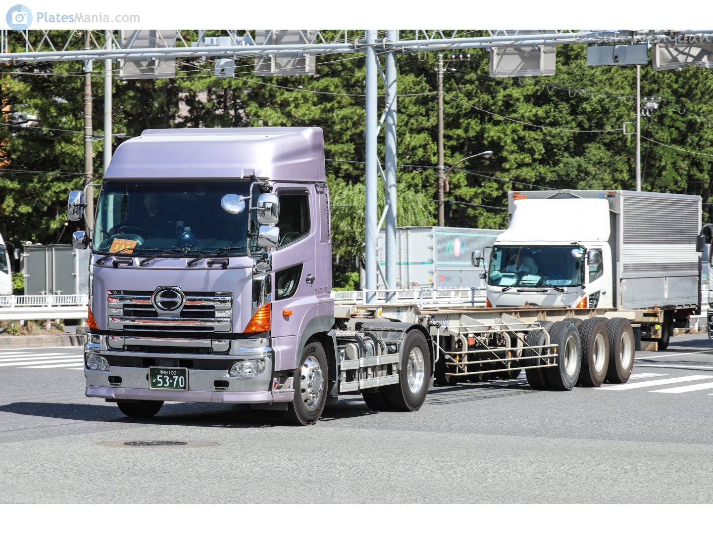 野田 100 か 5370, Hino Profia 2nd gen, 2003– (1st gen were sold as Hino Super Dolphin Profia)