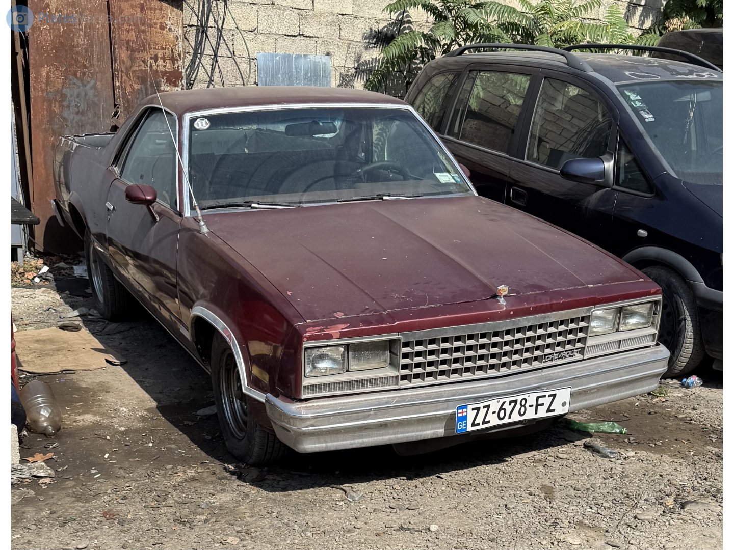 ZZ-678-FZ, Chevrolet El Camino 5th gen (80; G-body), facelift, 1981–1987