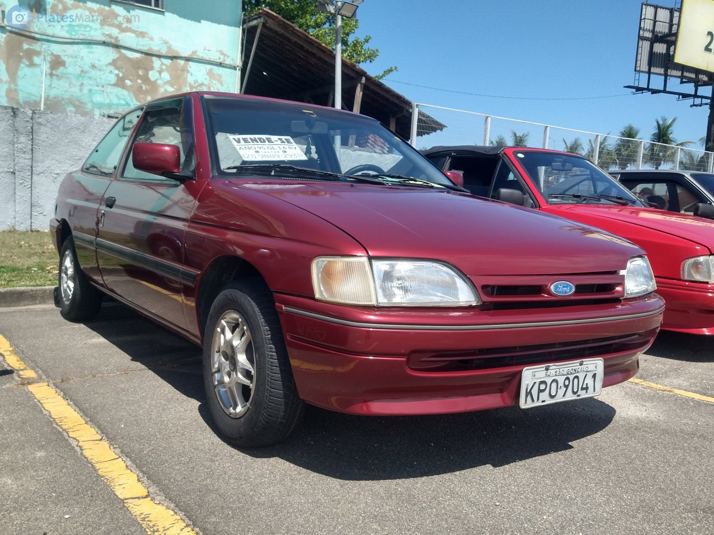 KPO-9041, Ford Escort 5th gen 3-door Hatch (ABL; Global-market), 1990–1995 (–1996 for LATAM-market)