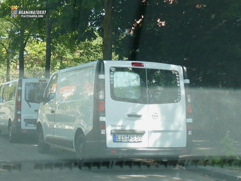 EIS FS 59, Opel Vivaro 2nd gen (B; X82), 2014–2019