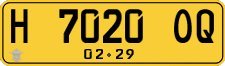 License plate of Indonesia, Commercial vehicles