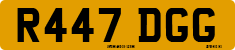 License plate of the United Kingdom, 1983 year system