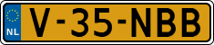 License plate of the Netherlands, Light Commercial Vehicles (1994 system)