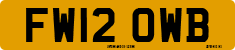 License plate of the United Kingdom, 2001 year system