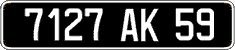 French license plate, FNI