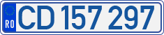 License plate of Romania, Diplomatic