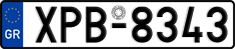 License plate of Greece, Cars