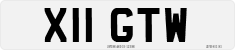 License plate of the United Kingdom, 1983 year system