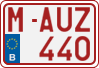 License plate of Belgium, Regular plates (2010)