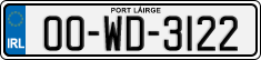 License plate of Ireland, Regular plates