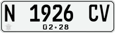 License plate of Indonesia, Regular plates