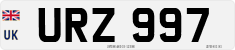 License plate of the United Kingdom, 1932 year system