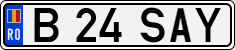 License plate of Romania, Regular plates
