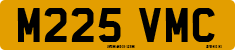 License plate of the United Kingdom, 1983 year system