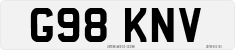 License plate of the United Kingdom, 1983 year system