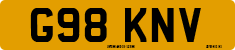 License plate of the United Kingdom, 1983 year system