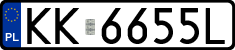 License plates of Poland, Regular car plates