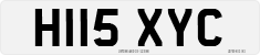 License plate of the United Kingdom, 1983 year system