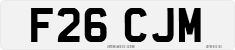 License plate of the United Kingdom, 1983 year system