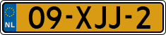 License plate of the Netherlands, Cars