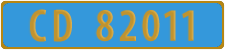 License plate of Norway, Diplomatic