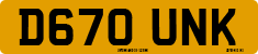 License plate of the United Kingdom, 1983 year system