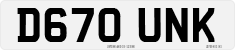 License plate of the United Kingdom, 1983 year system