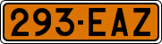License plate of Finland, Special vehicles