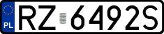 License plates of Poland, Regular car plates